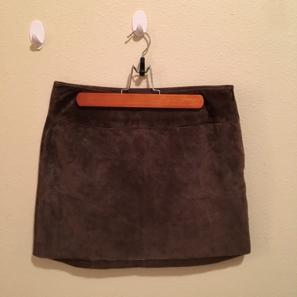 Retro suede skirts!
